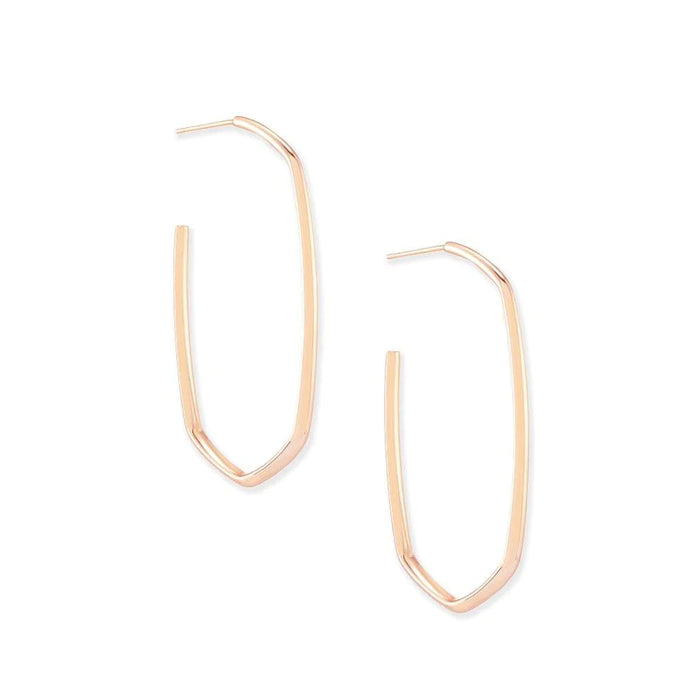 Danielle Hoop Earrings in Gold by Kendra Scott-Lemons and Limes Boutique