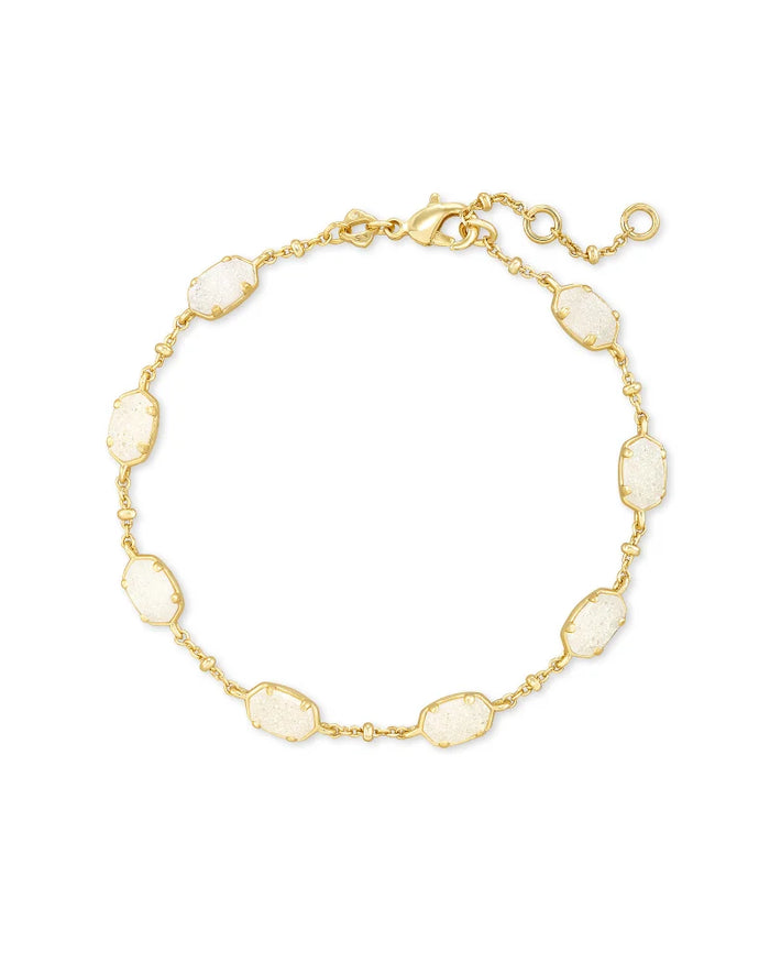 Emilie Link Bracelet in Gold Iridescent Drusy by Kendra Scott-Lemons and Limes Boutique