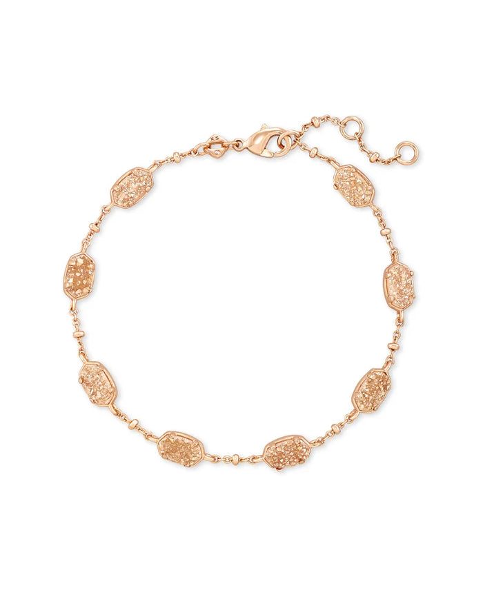 Emilie Link Bracelet in Rose Gold Sand Drusy by Kendra Scott-BRACELETS-Lemons and Limes Boutique
