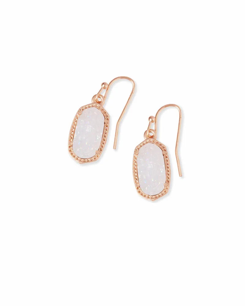 Lee Drop in Rose Gold Iridescent Drusy by Kendra Scott-Lemons and Limes Boutique