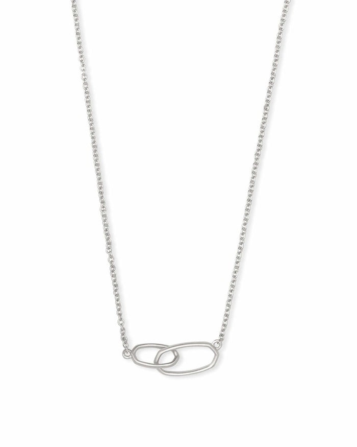Sawyer Necklace in Rhodium Metal by Kendra Scott-Lemons and Limes Boutique