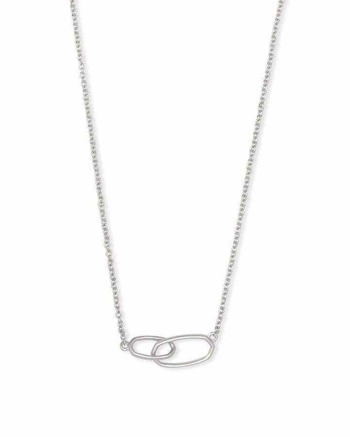 Sawyer Necklace in Rhodium Metal by Kendra Scott-Lemons and Limes Boutique