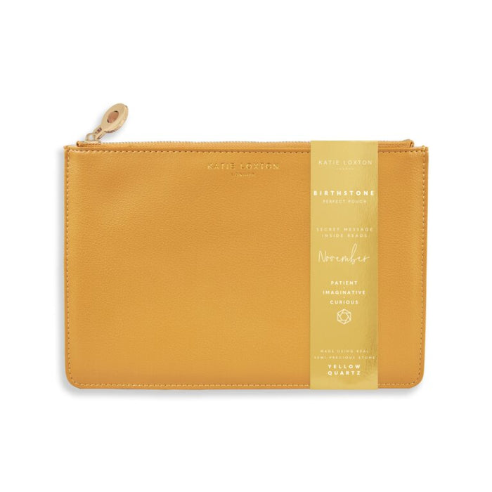 Birthstone Perfect Pouch: November-Lemons and Limes Boutique