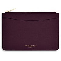 Cara Pouch in Plum-Zip Pouches-Lemons and Limes Boutique