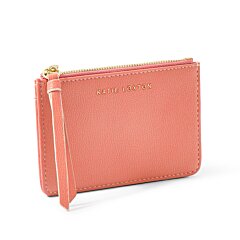 Isla Coin Purse and Card Holder in Coral-Lemons and Limes Boutique
