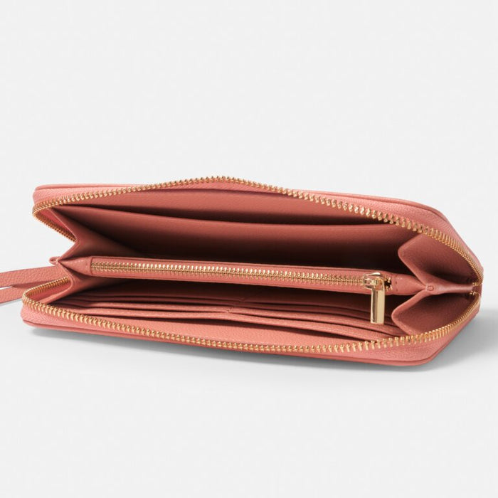 Isla Wallet in Coral-Lemons and Limes Boutique