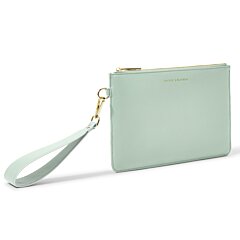 Zana Wristlet Pouch in Sage--Lemons and Limes Boutique