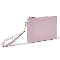 Zana Wristlet Pouch in Lilac-Lemons and Limes Boutique