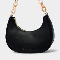 Sasha Small Shoulder Bag in Black-Lemons and Limes Boutique