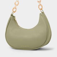 Sasha Small Shoulder Bag in Olive-Lemons and Limes Boutique