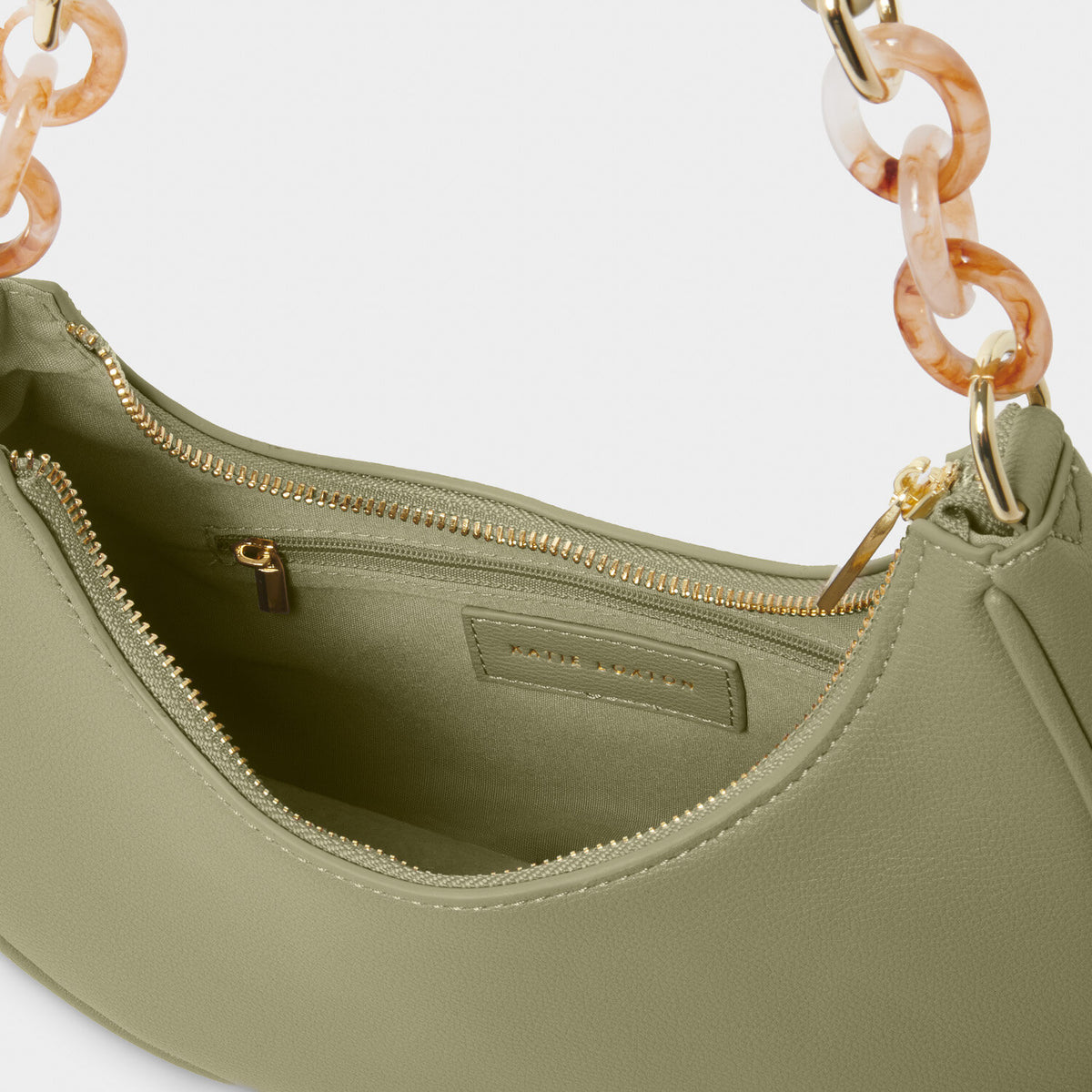 Sasha Small Shoulder Bag in Olive-Lemons and Limes Boutique