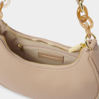 Sasha Small Shoulder Bag in Soft Tan-Lemons and Limes Boutique