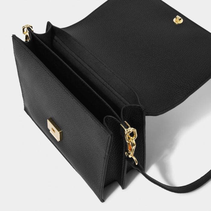 Orla Divided Crossbody in Black--Lemons and Limes Boutique