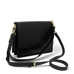 Orla Divided Crossbody in Black--Lemons and Limes Boutique