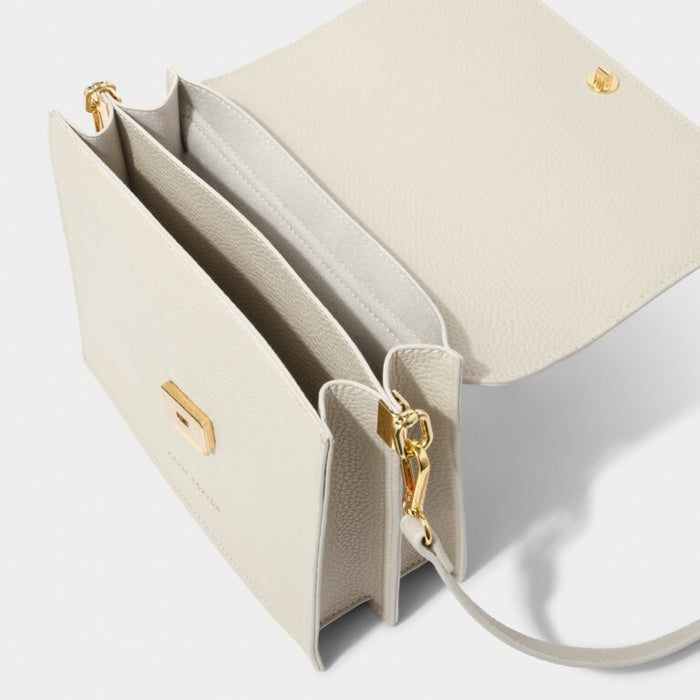 Orla Divided Crossbody in Off White--Lemons and Limes Boutique