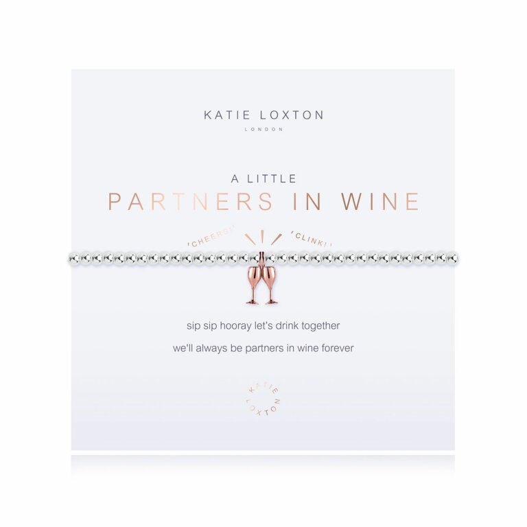 A Little Partners In Wine Bracelet-Bracelet-Lemons and Limes Boutique