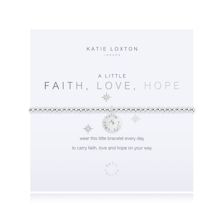 A Little Faith Hope Love Bracelet-Bracelet-Lemons and Limes Boutique