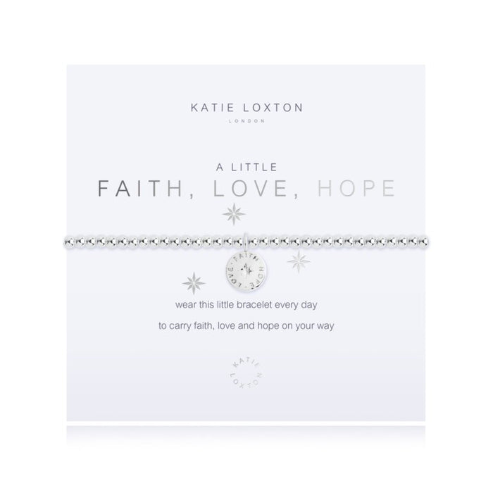A Little Faith Hope Love Bracelet-Bracelet-Lemons and Limes Boutique