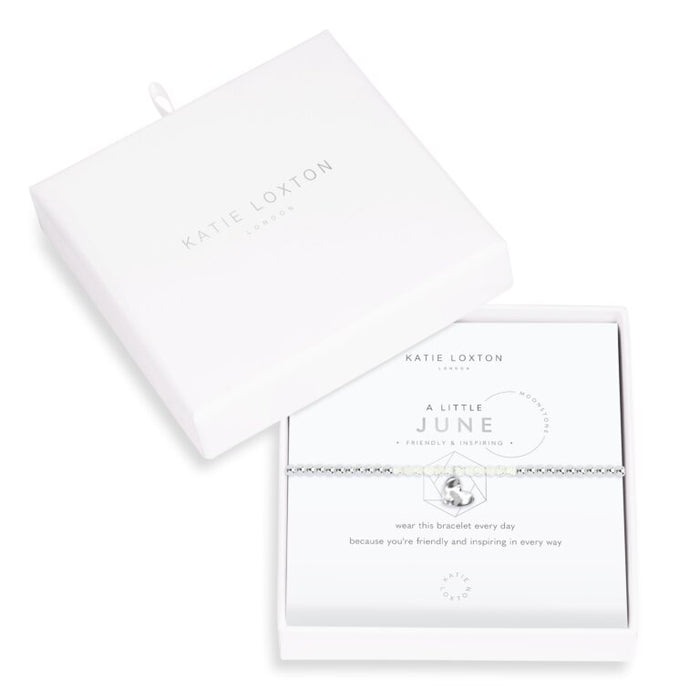 A Little Birthstone Bracelet - June/Moonstone-Bracelet-Lemons and Limes Boutique