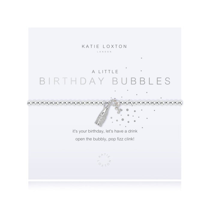 A Little Birthday Bubbles Bracelet - Silver-Bracelet-Lemons and Limes Boutique