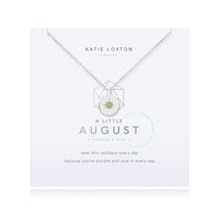 Birthstone 'A Little' Necklace - August Aventurine-Necklace-Lemons and Limes Boutique