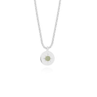 Birthstone 'A Little' Necklace - August Aventurine-Necklace-Lemons and Limes Boutique