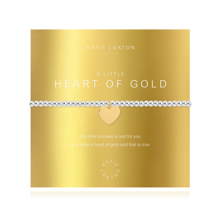 A Little Heart of Gold Bracelet-Bracelet-Lemons and Limes Boutique