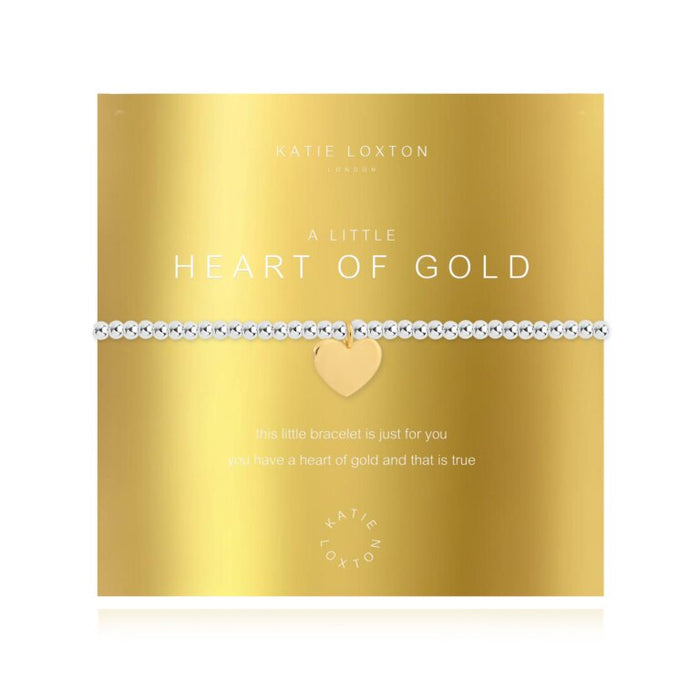 A Little Heart of Gold Bracelet-Bracelet-Lemons and Limes Boutique