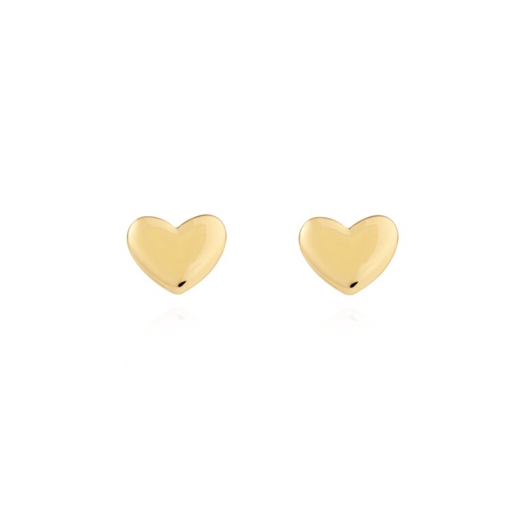 A Little Heart of Gold Earrings-Earrings-Lemons and Limes Boutique