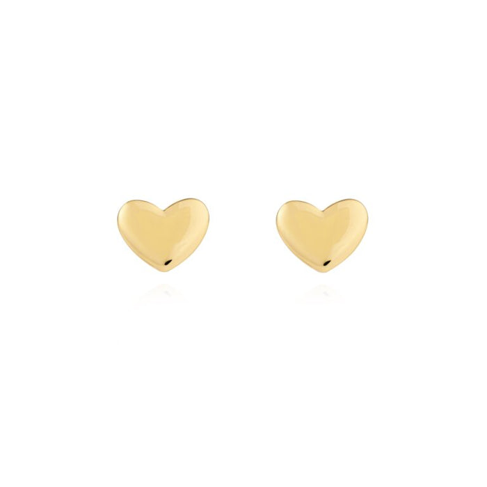 A Little Heart of Gold Earrings-Earrings-Lemons and Limes Boutique