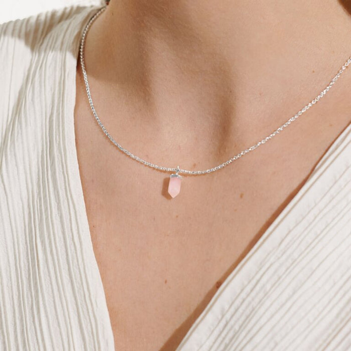 Affirmation Crystal A Little 'Love' Necklace-Lemons and Limes Boutique