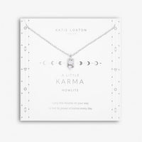 Affirmation Crystal A Little 'Karma' Necklace-Lemons and Limes Boutique