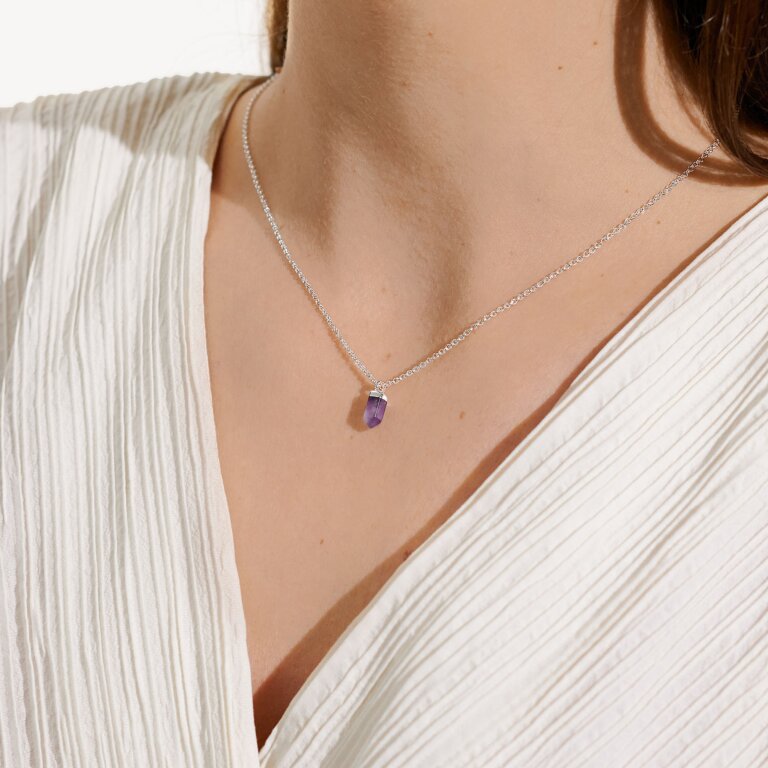 Affirmation Crystal A Little 'Protection' Necklace-Lemons and Limes Boutique