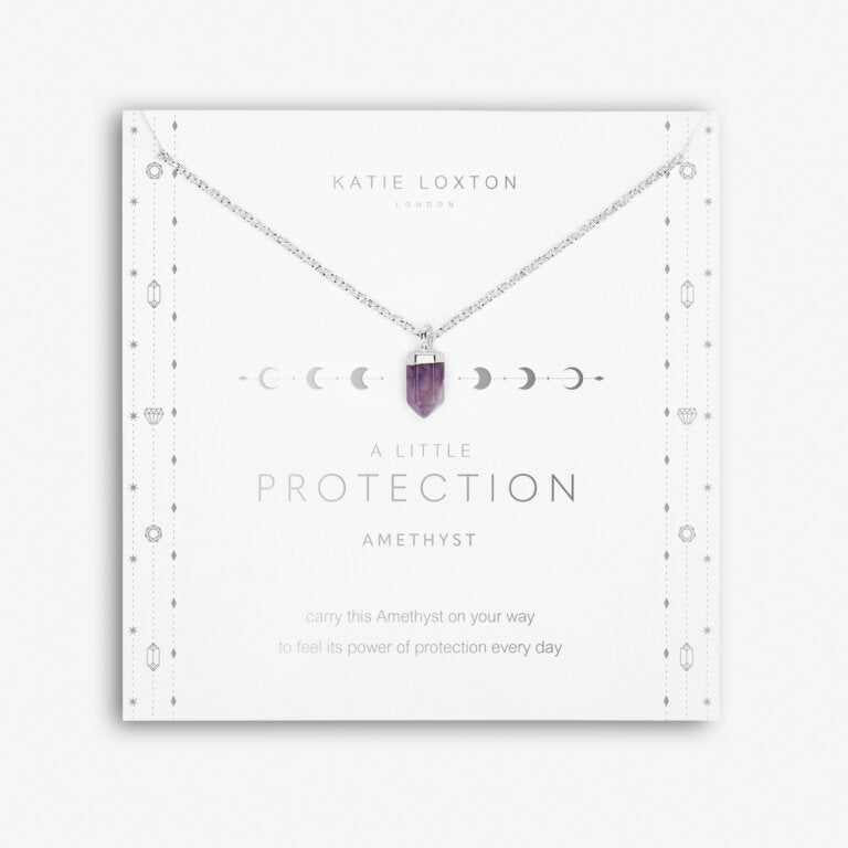 Affirmation Crystal A Little 'Protection' Necklace-Lemons and Limes Boutique