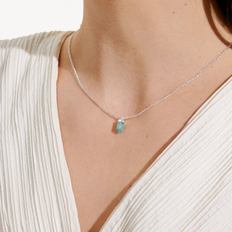 Affirmation Crystal A Little 'Happiness' Necklace-Lemons and Limes Boutique