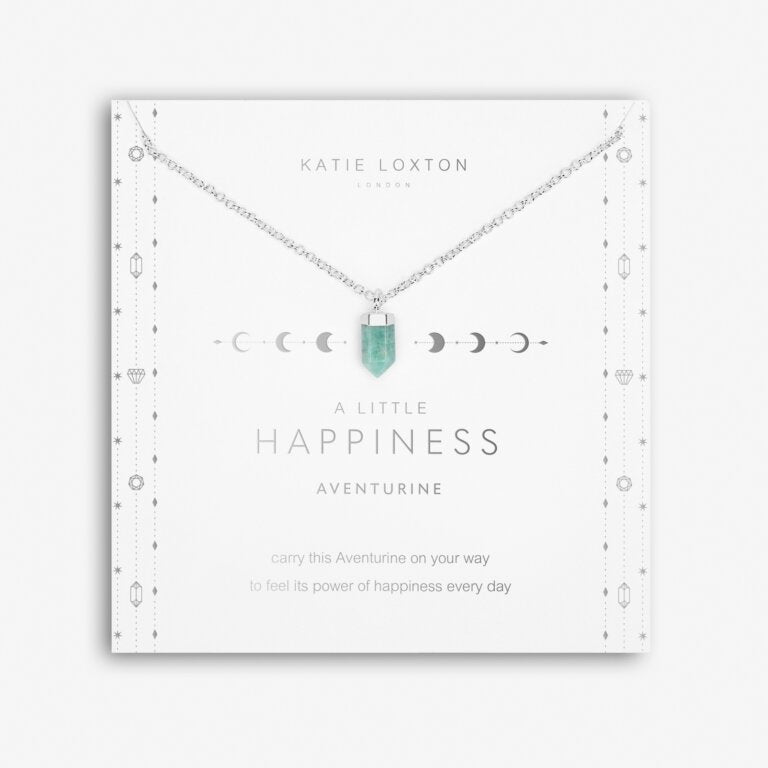 Affirmation Crystal A Little 'Happiness' Necklace-Lemons and Limes Boutique