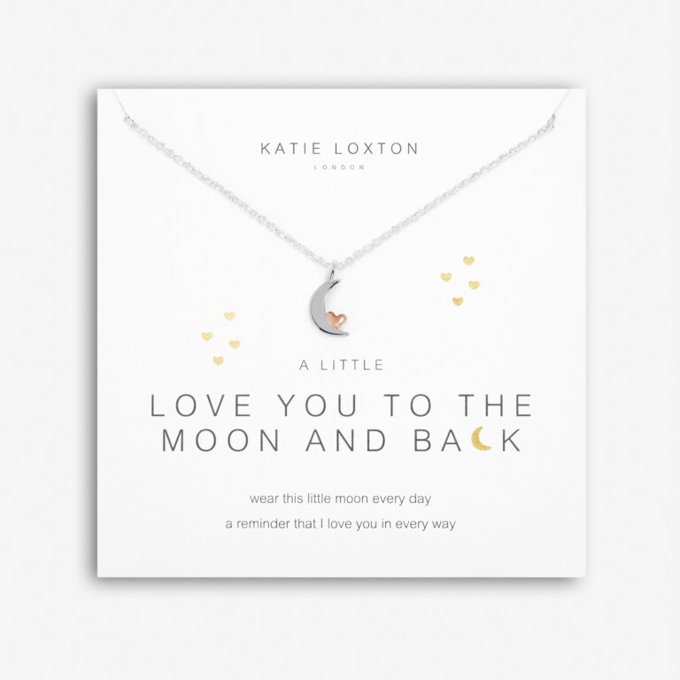 A Little 'Love you to the Moon and Back' Necklace-Lemons and Limes Boutique