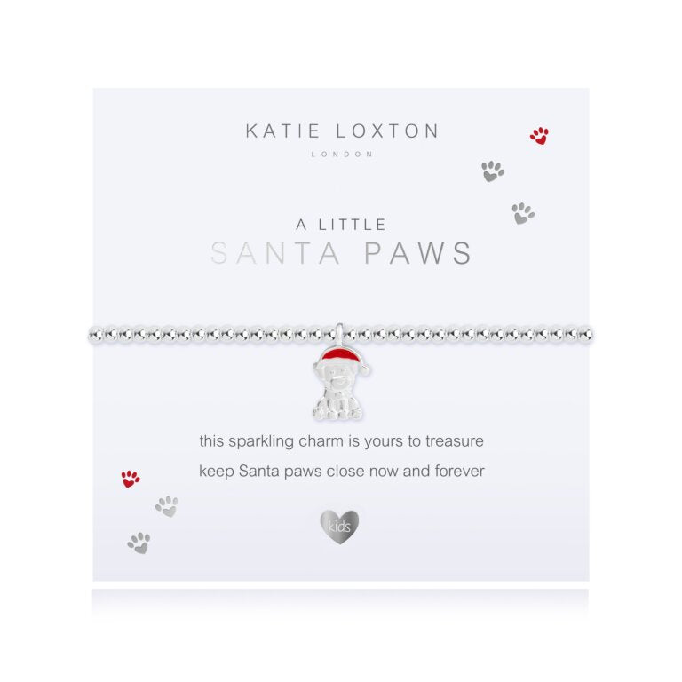 Children's A Little Santa Paws Bracelet-Bracelet-Lemons and Limes Boutique