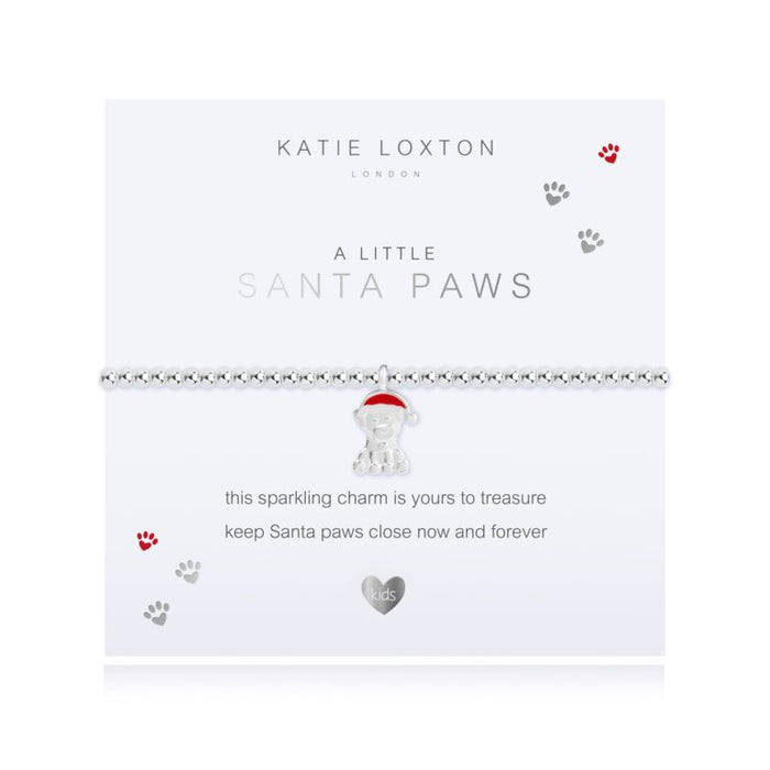 Children's A Little Santa Paws Bracelet-Bracelet-Lemons and Limes Boutique