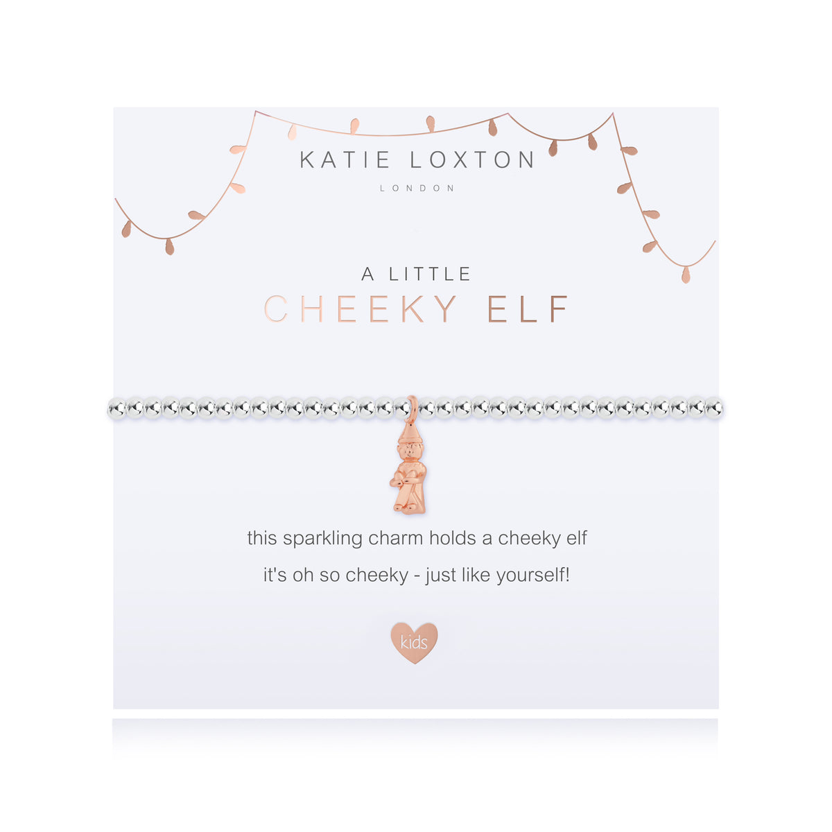 Children's A Little Cheeky Elf Bracelet-Bracelet-Lemons and Limes Boutique