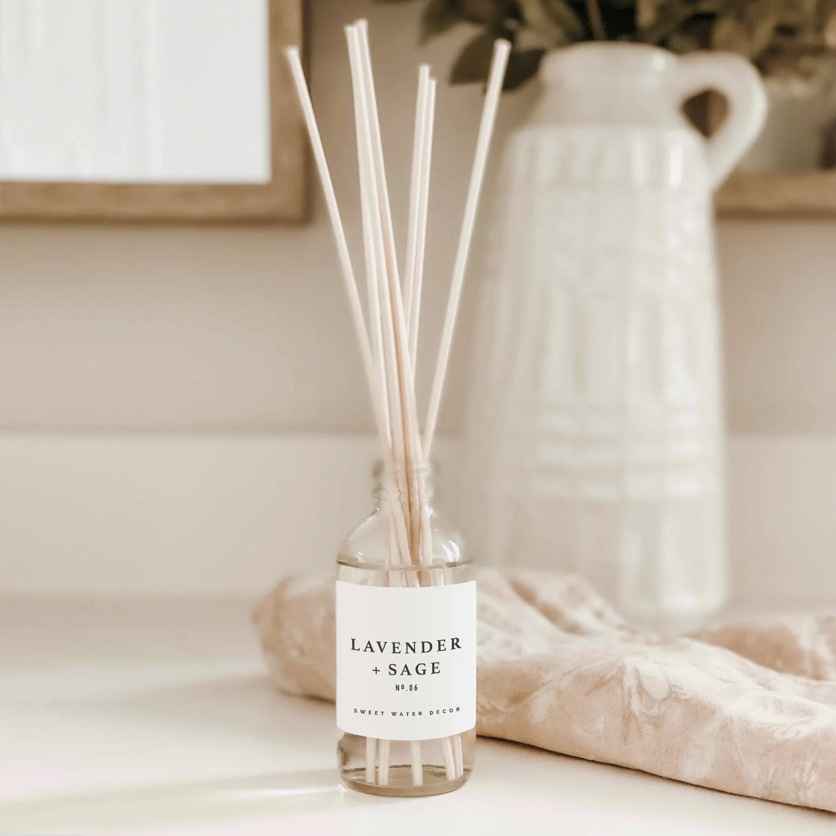 Sweet Water Decor - Lavender and Sage Reed Diffuser-Lemons and Limes Boutique