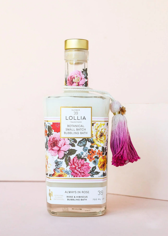 Always in Rose Bubble Bath by Lollia--Lemons and Limes Boutique