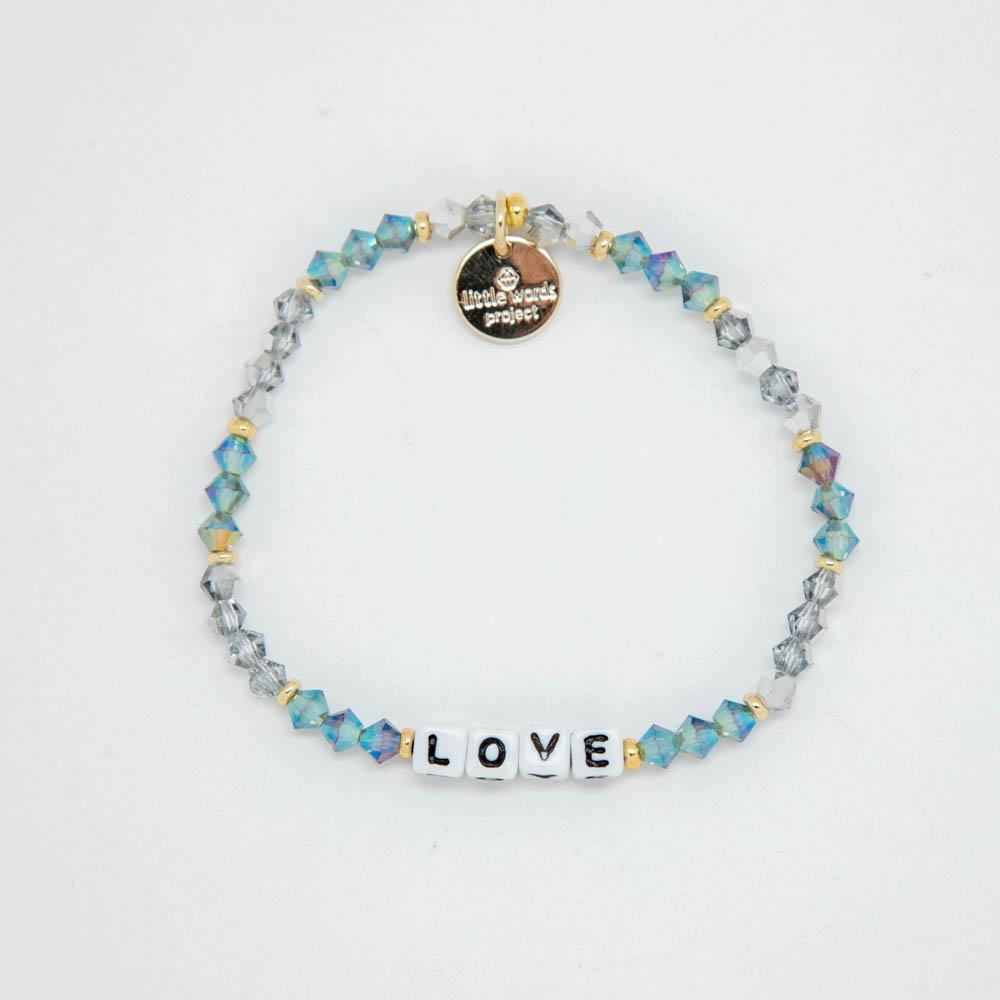 Love - White Bead (Other Color Variations) - Little Words Project Bracelet-Twinkle-Lemons and Limes Boutique