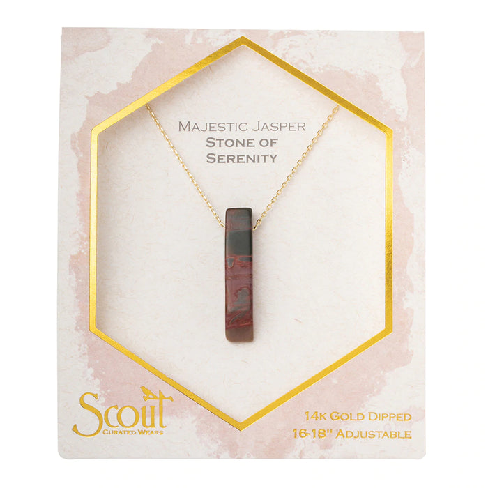 Scout Stone Point Necklace-Majestic Jasper-Lemons and Limes Boutique
