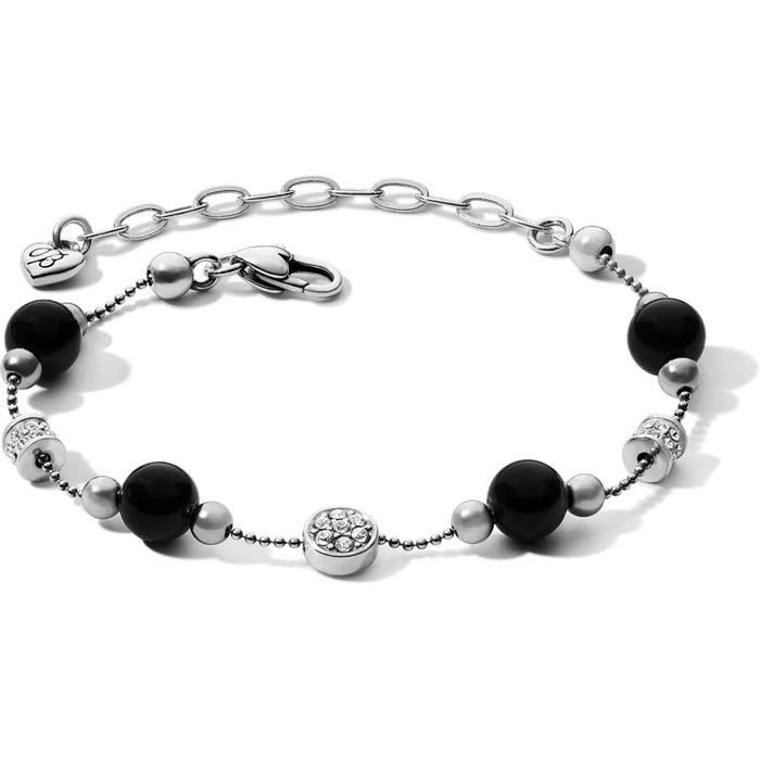 Meridian Prime Black Station Bracelet by Brighton-Jewelry-Lemons and Limes Boutique