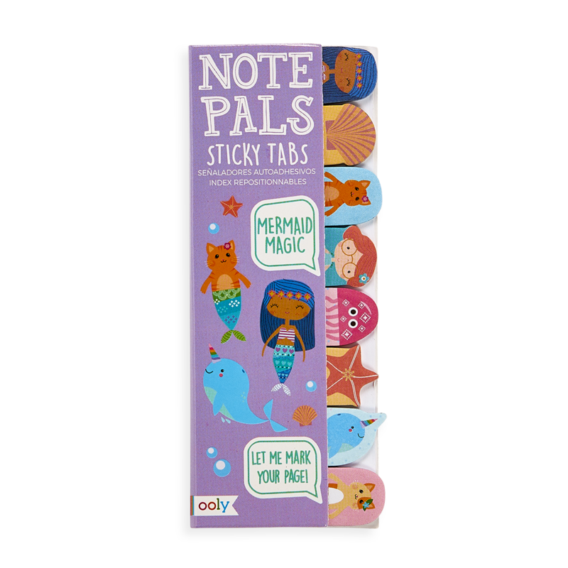 Note Pals Sticky Notepad - Mermaid Magic--Lemons and Limes Boutique