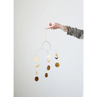 Brass Star & Moon Mobile-Decor-Lemons and Limes Boutique