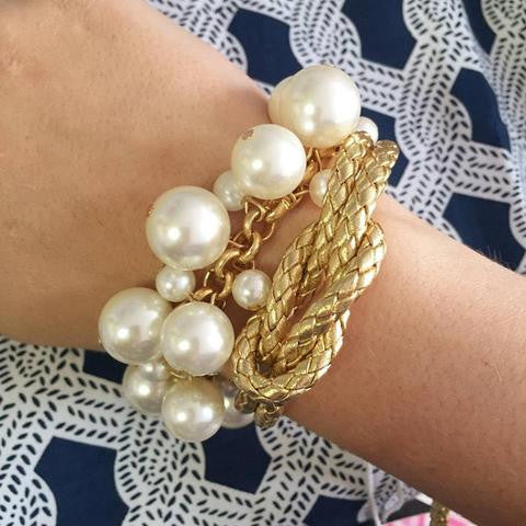 The Molly Bauble Bracelet in Silver or Gold-Bracelet-Lemons and Limes Boutique