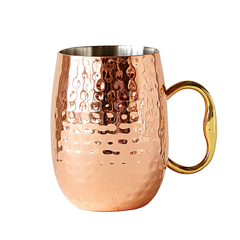 Stainless Steel Moscow Mule Mug w/ Copper Finish-Decor-Lemons and Limes Boutique