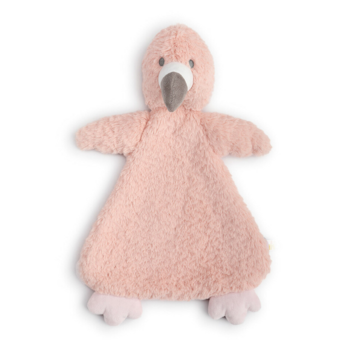 Finley Flamingo Rattle Blankie--Lemons and Limes Boutique